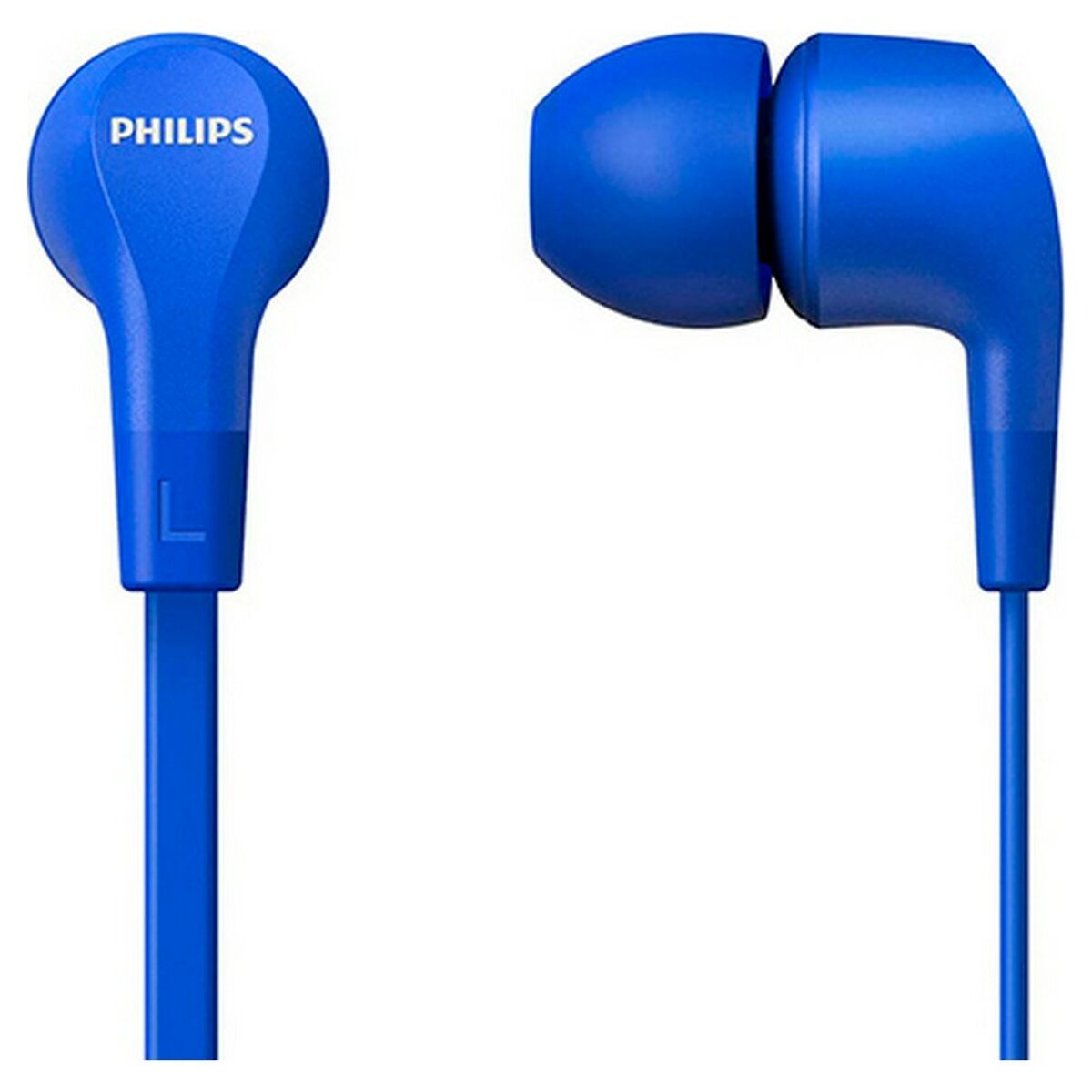 Headphones Philips blue silicone