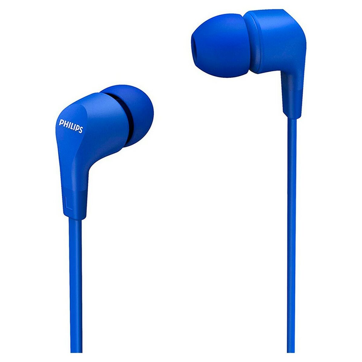 Headphones Philips blue silicone