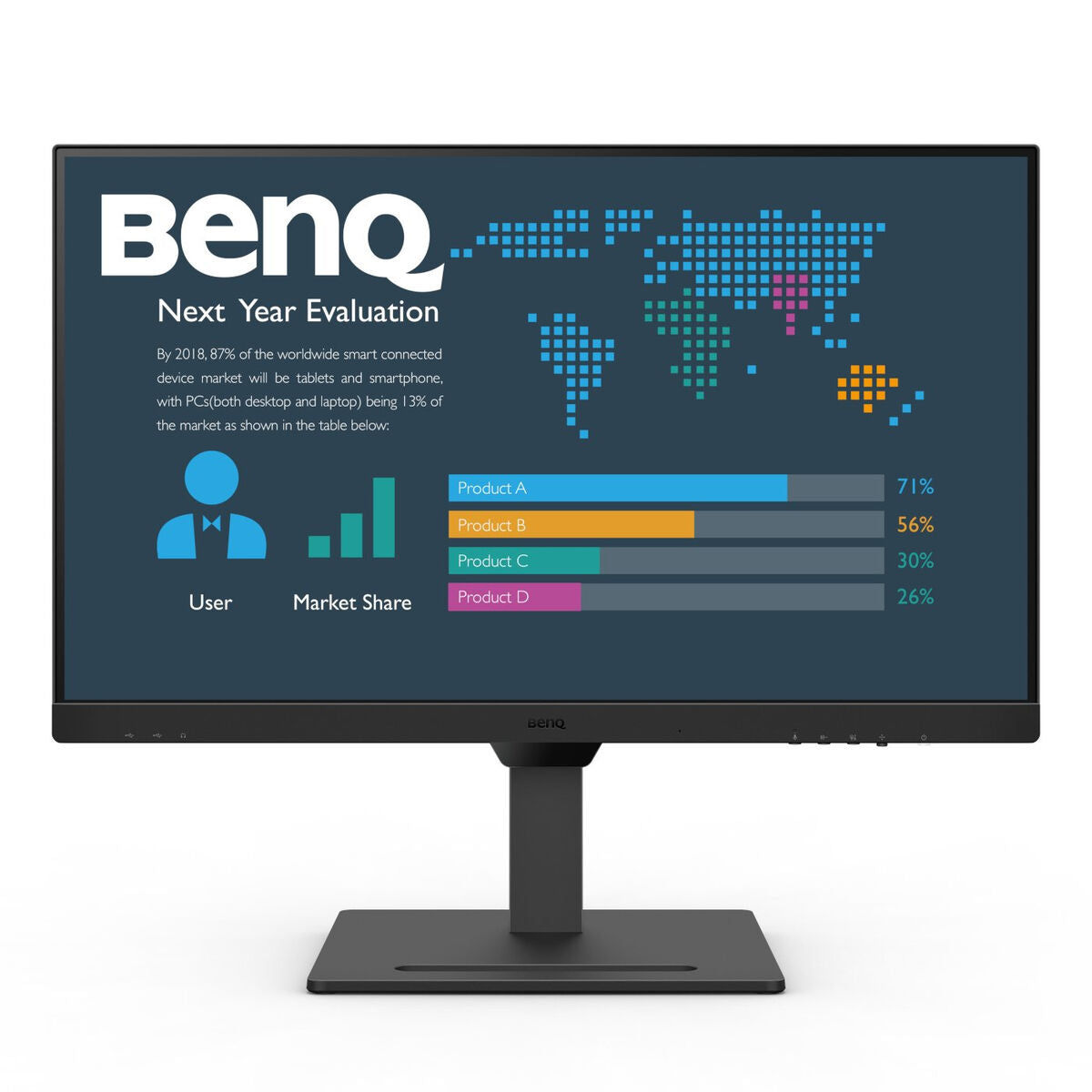Hdmi cable benq 9h.lllla.tpe quad hd 27 "75 Hz