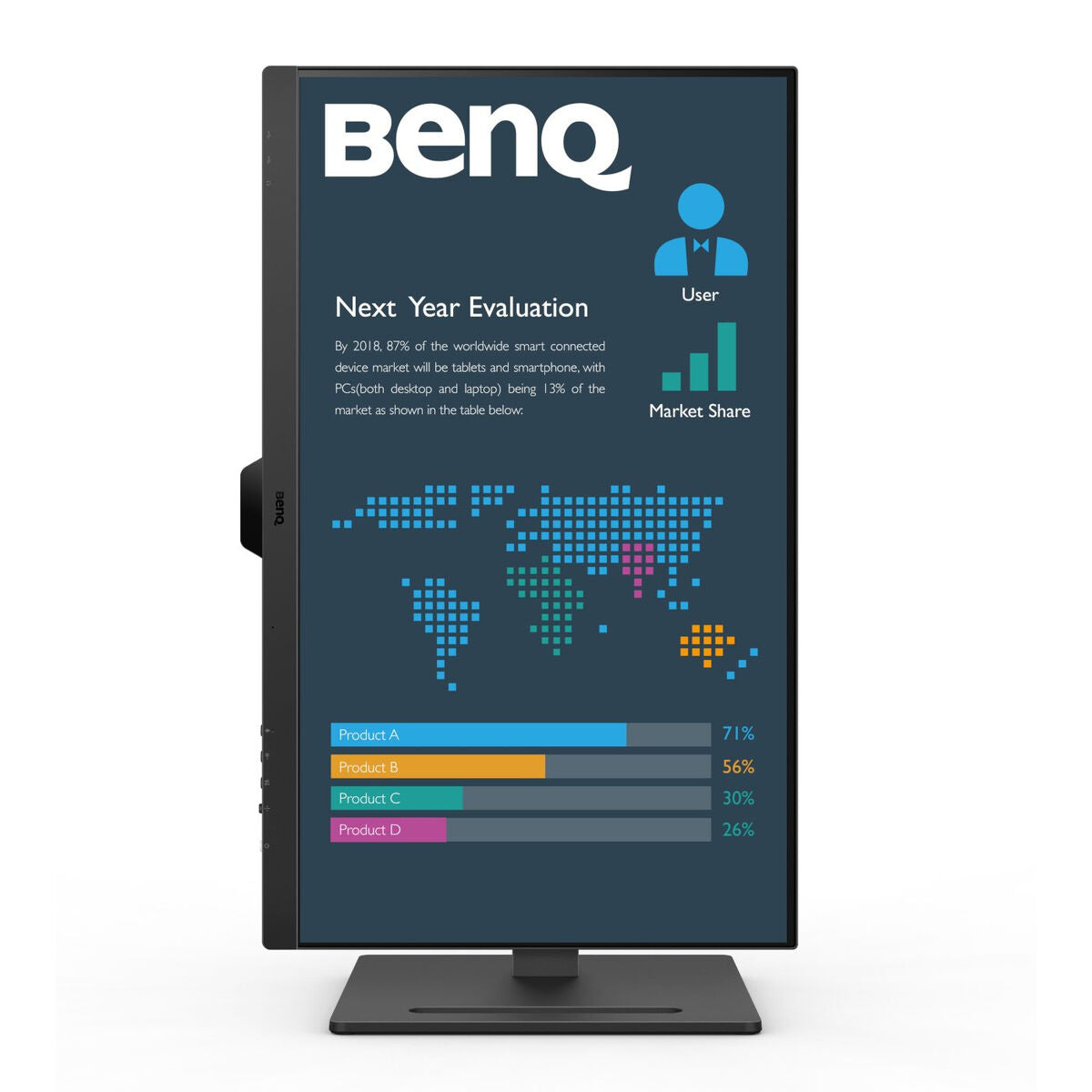 Hdmi cable benq 9h.lllla.tpe quad hd 27 "75 Hz