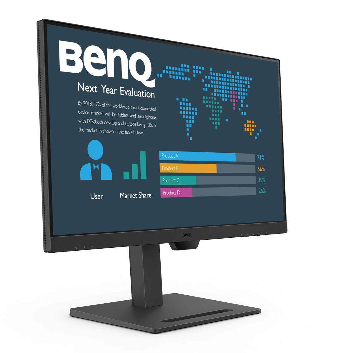Hdmi cable benq 9h.lllla.tpe quad hd 27 "75 Hz