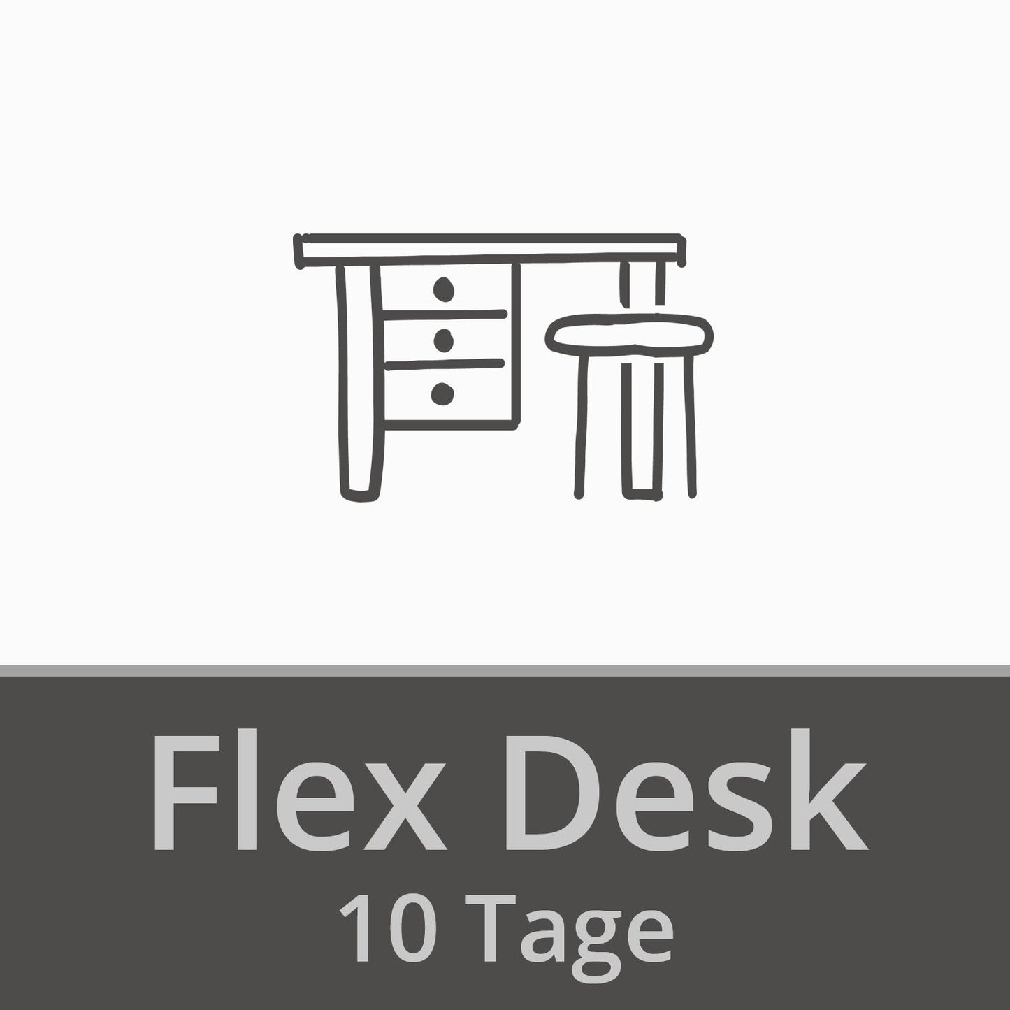 Flex Desk 10 jours | 3 mois échangeables