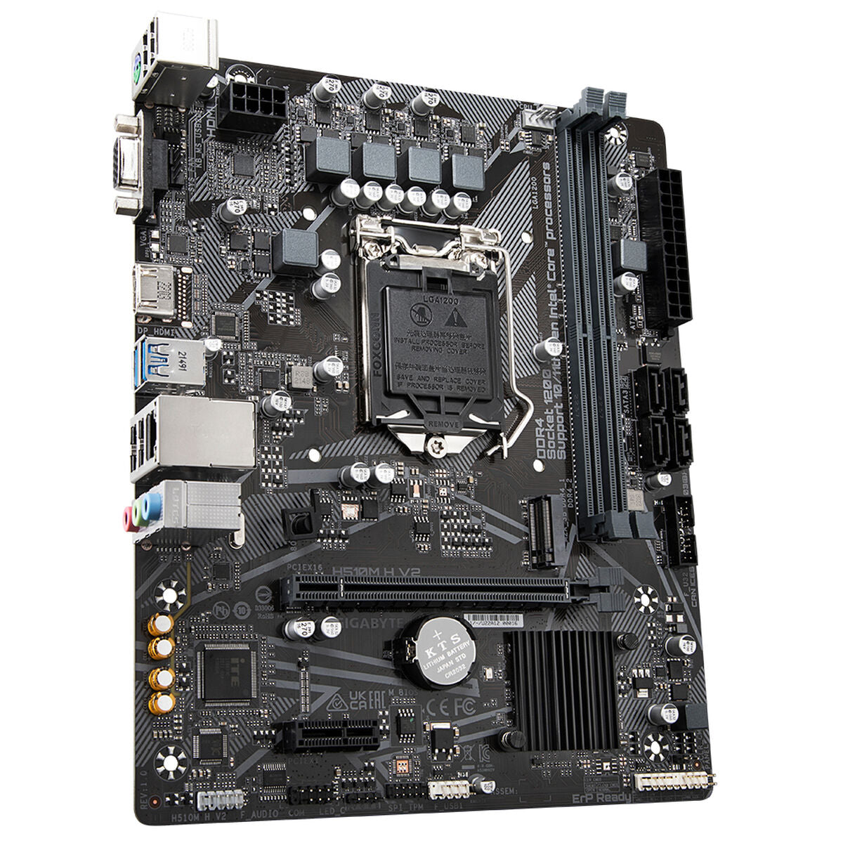 Gigabyte de carte mère H510M H V2 Intel Intel Intel H510 LGA1200 LGA 1200