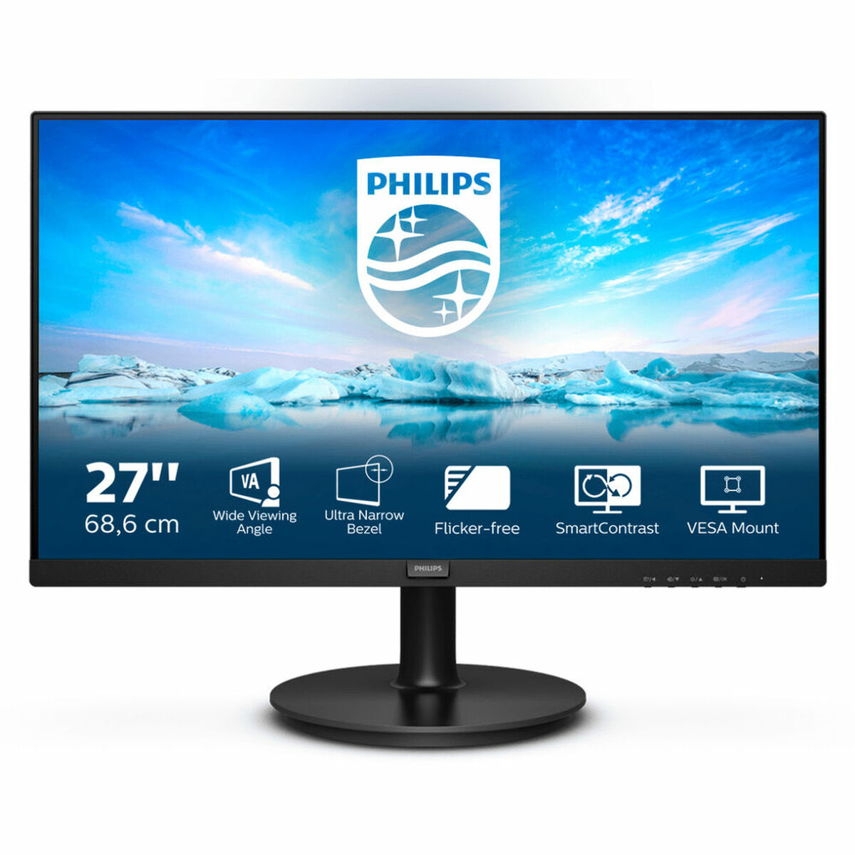 Monitor Philips 271V8L/00 27 "FHD 27" LED VA LCD Flicker Free 75 Hz 50-60Hz