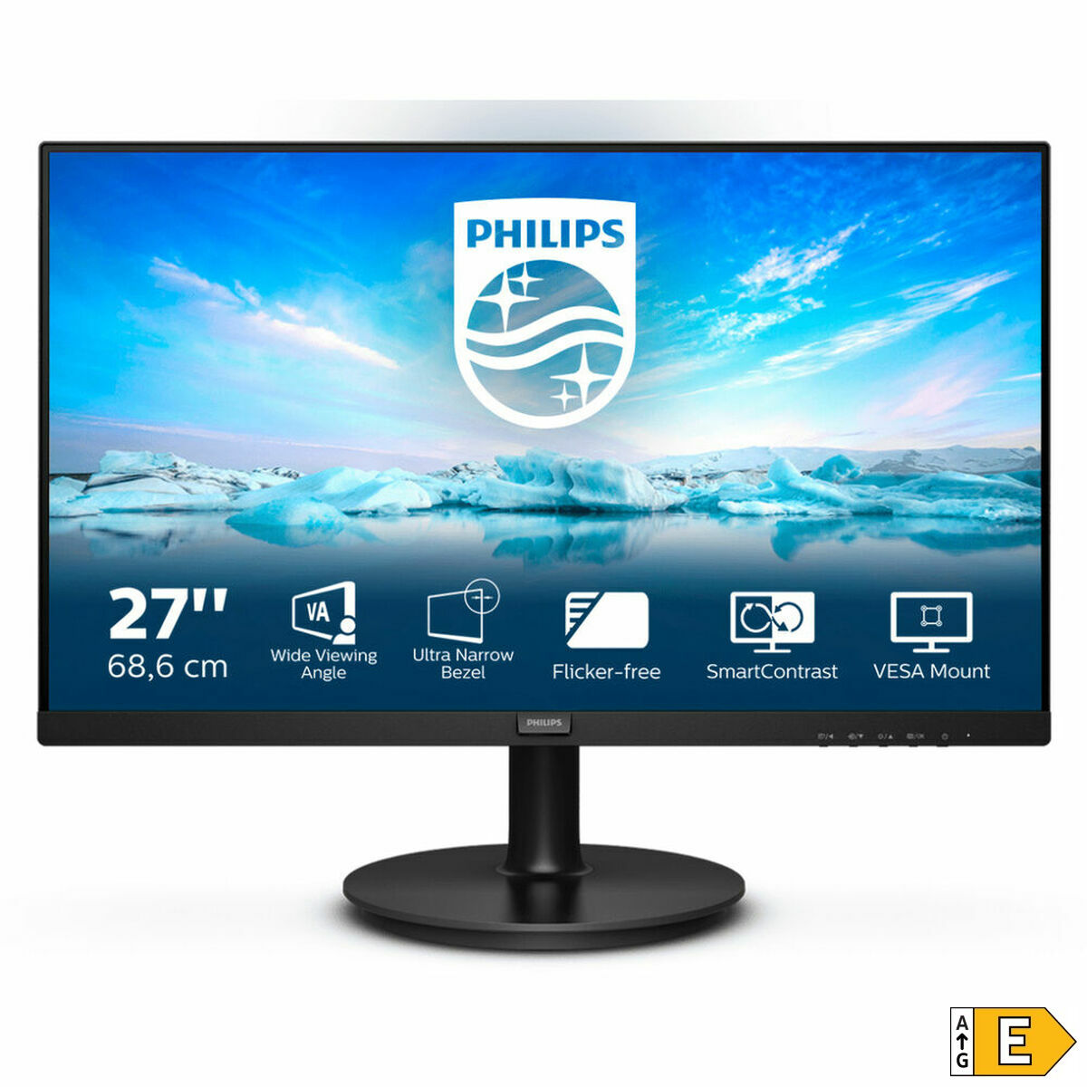 Monitor Philips 271V8L/00 27 "FHD 27" LED VA LCD Flicker Free 75 Hz 50-60Hz