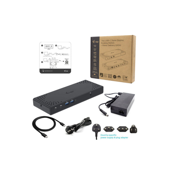 Keyboard protection i-tec c31triple4kdockpd