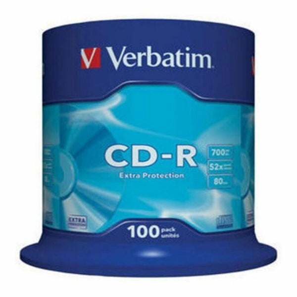 CD-R Verbatim 43411 52x 700 MB (100 pieces)