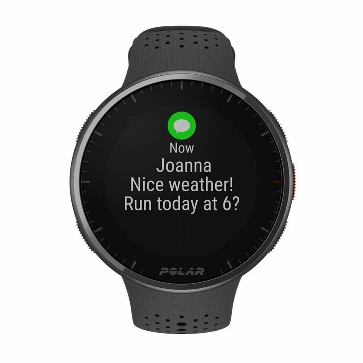 Smartwatch polar black 1.2 "