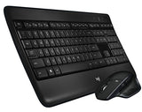 Logitech MX900 Premium Kabelloses Tastatur-Maus-Set, 2.4 GHz Verbindung via USB-Empfänger, MX Maus mit Easy-Switch Feature, Hintergrundbeleuchtete Tasten, PC/Laptop, NL QWERTY-Layout - Schwarz - EDV-Guru (Guru e.U.)